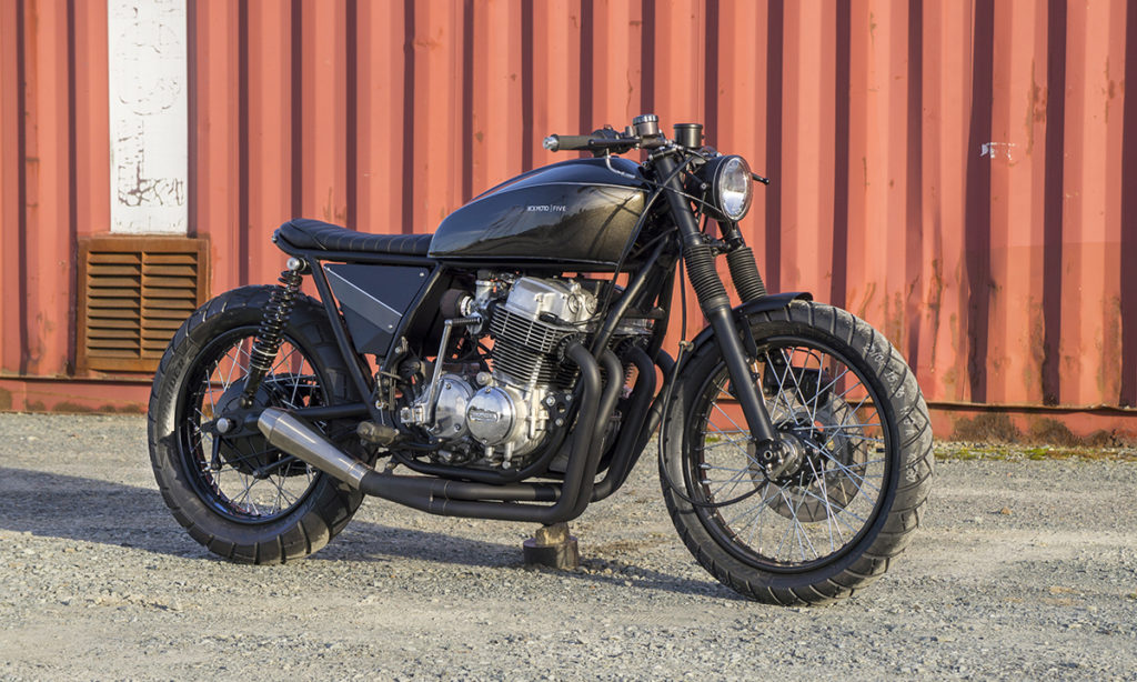 Backroad Burner - KickMoto Honda CB750 - Return of the Cafe Racers