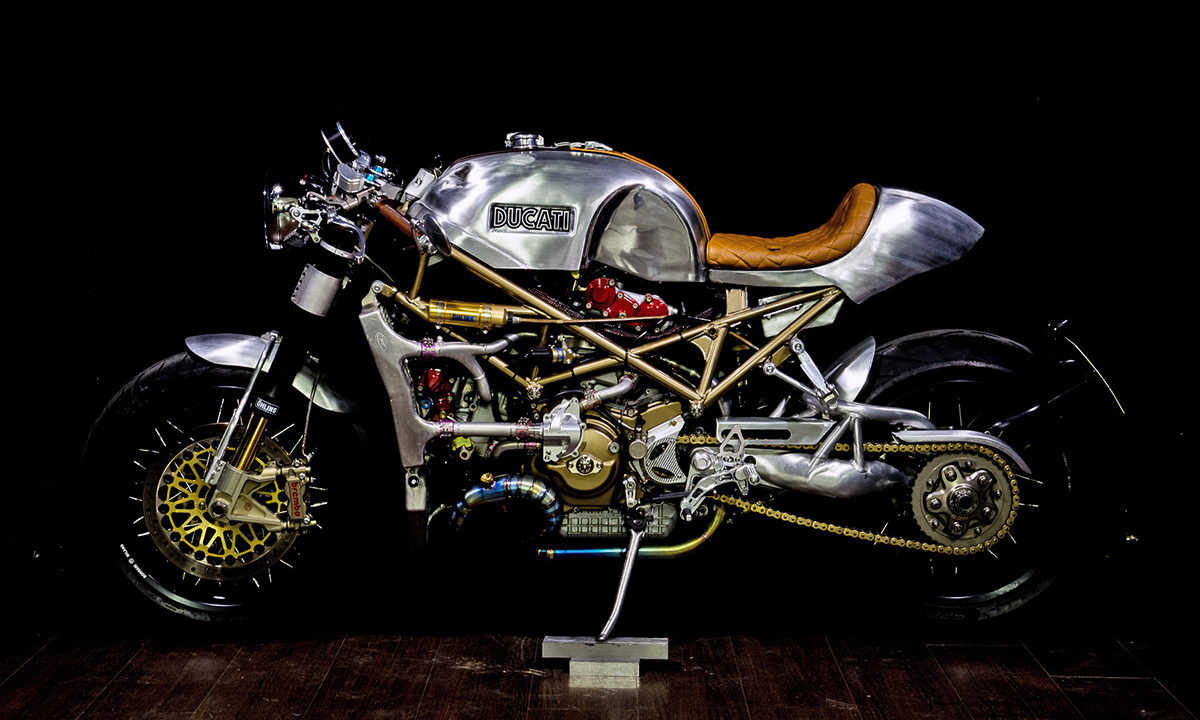 Ducati Monster custom cafe racer