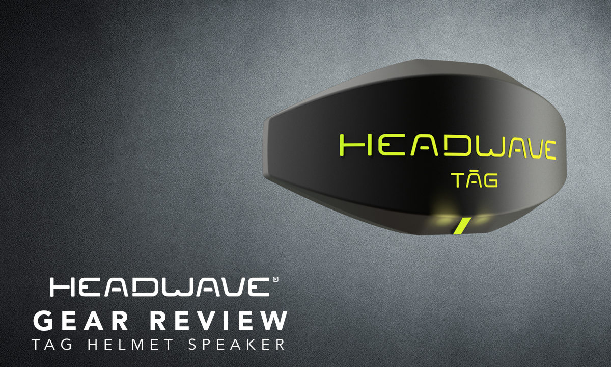 Headwave motorcycle helmet speaker