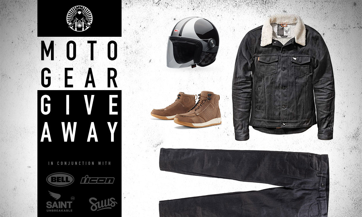 Motorcycle gear giveaway