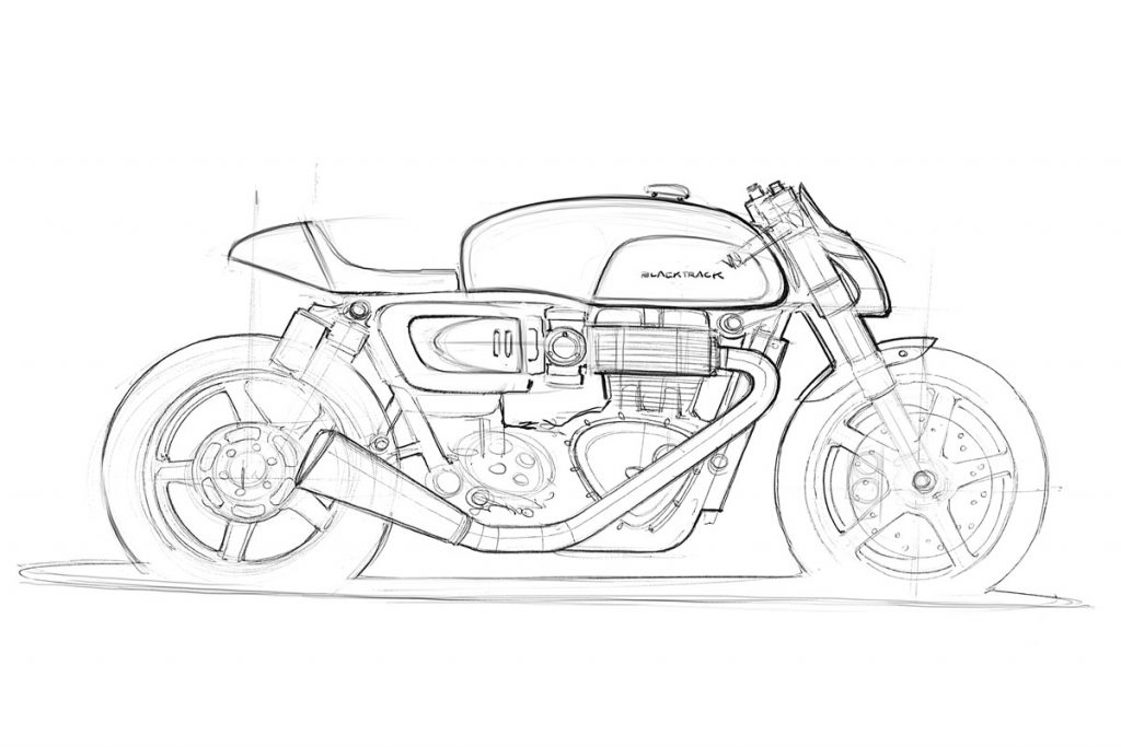 Building A Cafe Racer - Blacktrack BT02 Design - Return Of The Cafe Racers