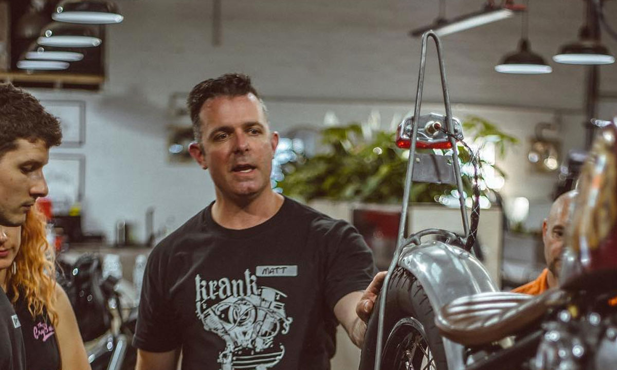 building a cafe racer with krank engineering