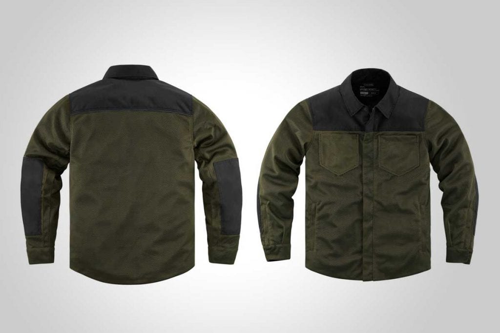 icon upstate riding shirt olive