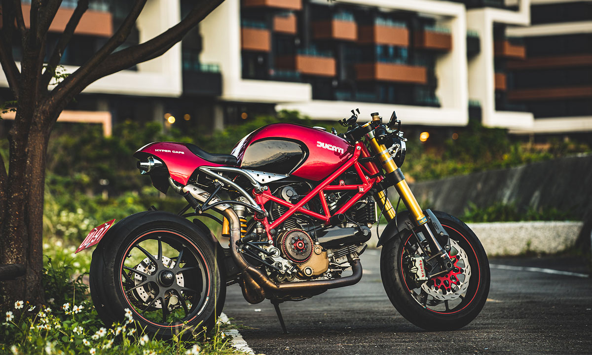 Ducati Hypermotard cafe racer