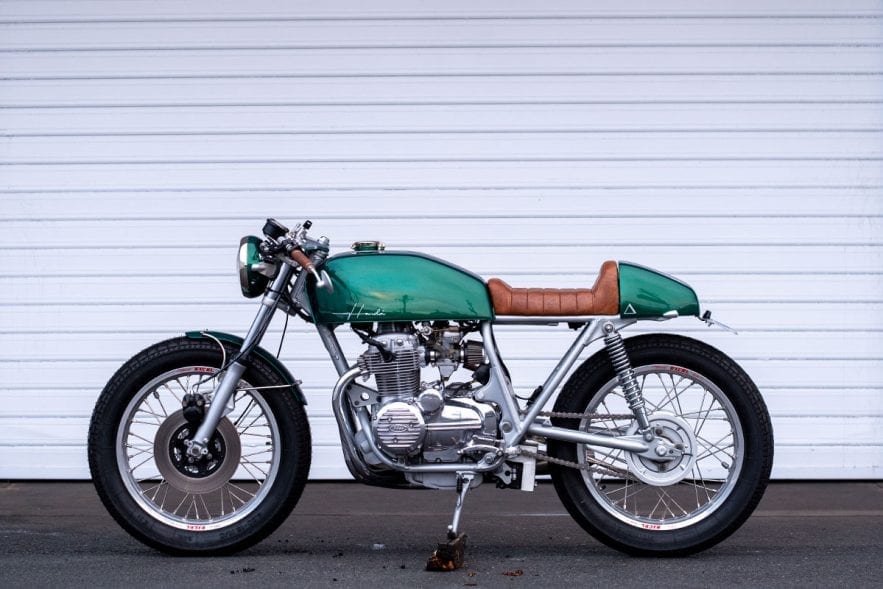 Green Goblin - Purpose Built Moto CB400F | Return of the Cafe Racers