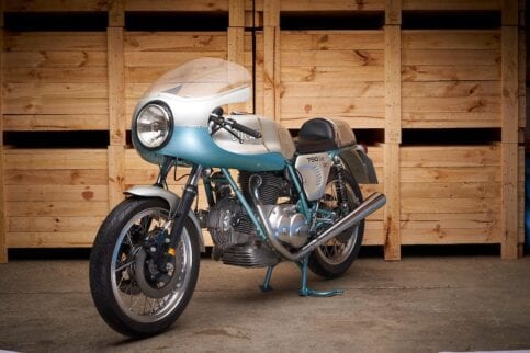 Cafe Racer Pin 59 Ton Up Vintage Bikers Italy Ducati Moto Guzzi mechanics wrench