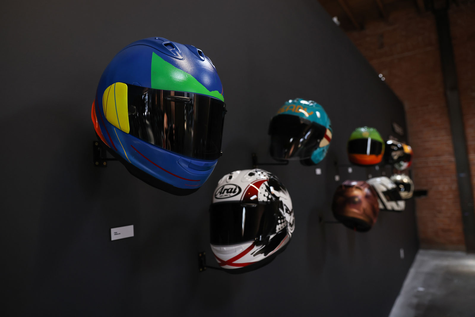 2021 OG Moto Show helmet display