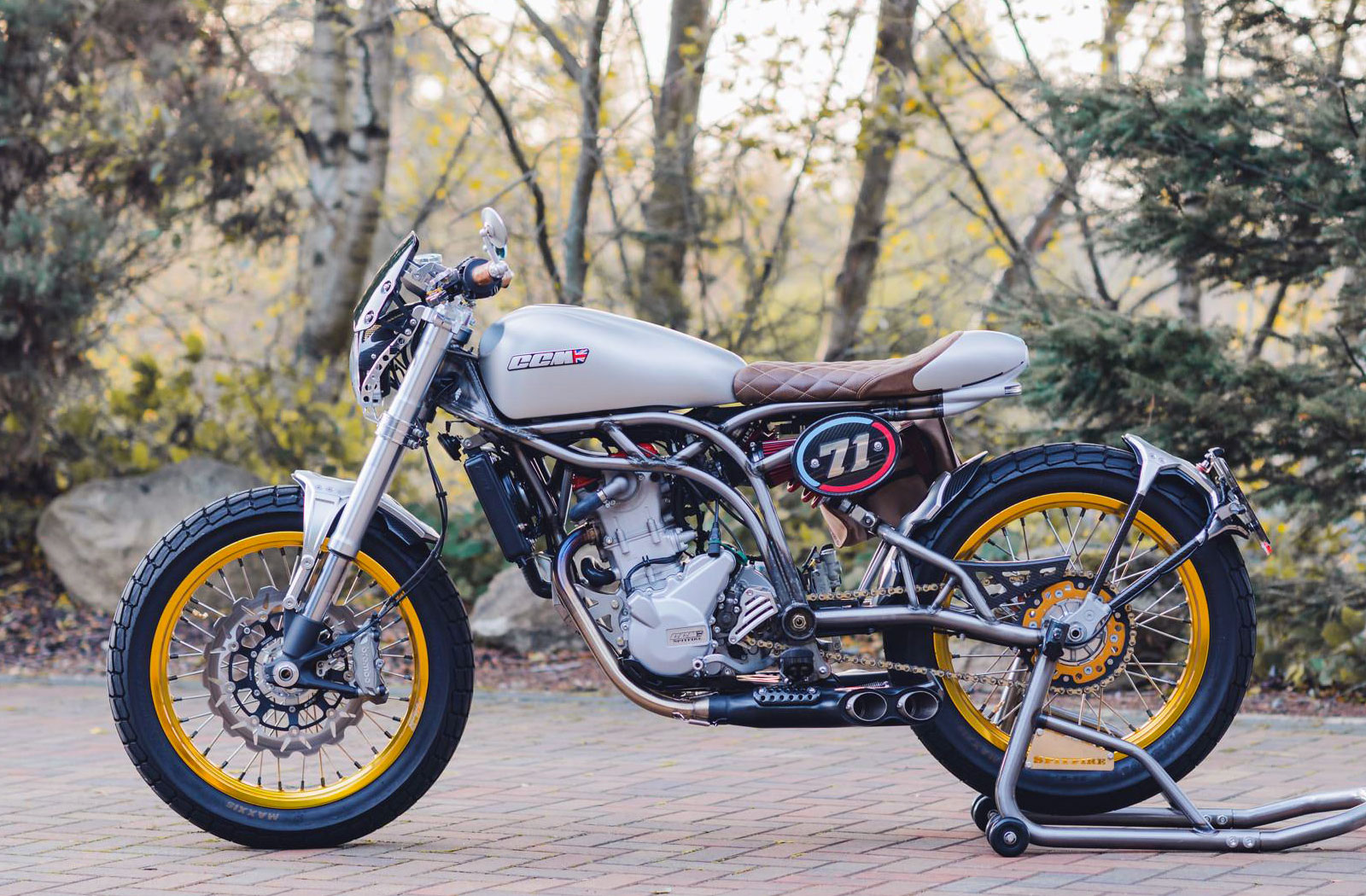 CCM Spitfire cafe racer