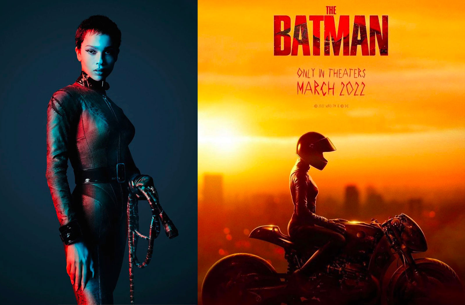 Catwoman motorcycle The Batman movie 2022