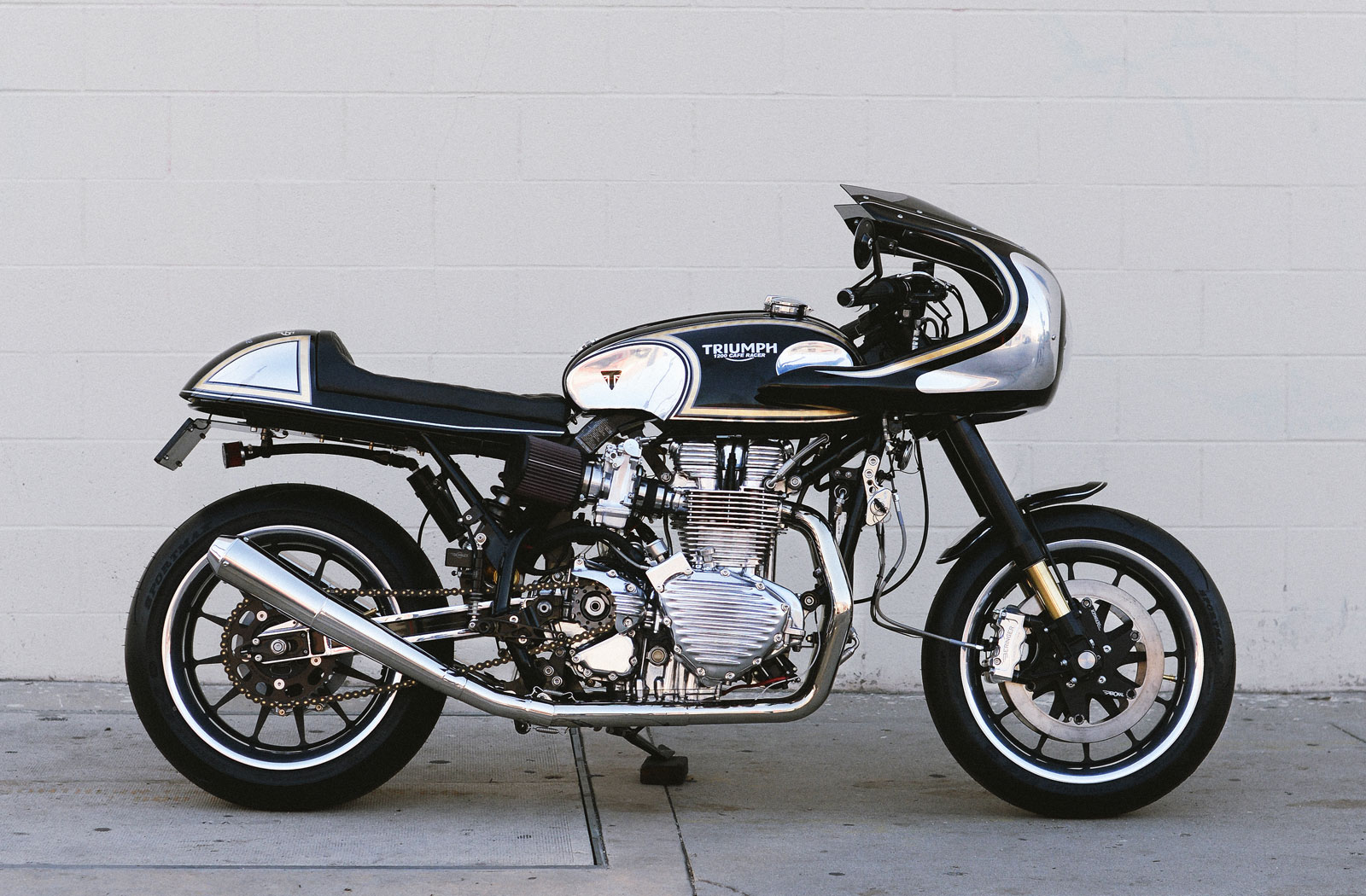 Weiss Performance Bonneville 1200 cafe racer