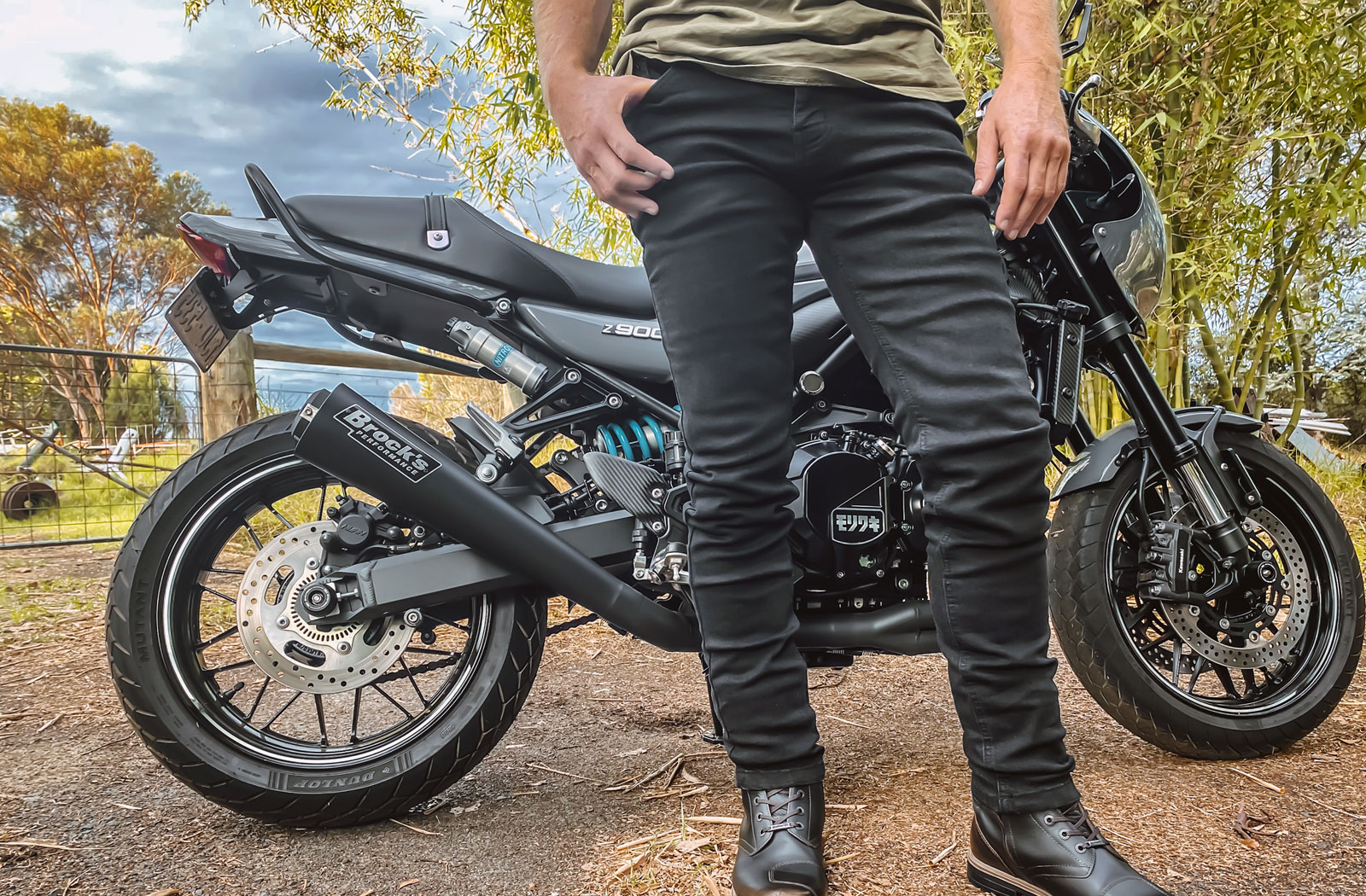 Akin Stealth motorcycle jeans