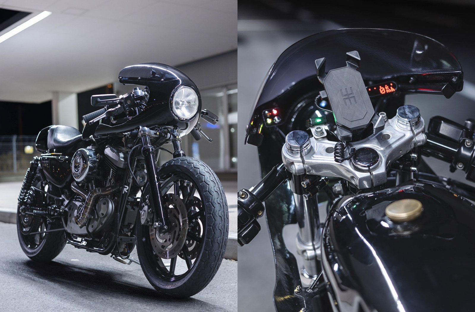 Anti Clock Wise Sportster Cafe Racer