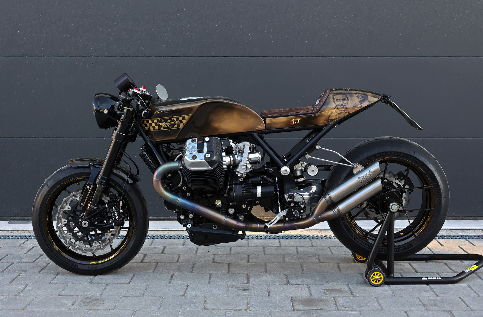 Centennial café racer: A 1,700 cc Moto Guzzi from Spain