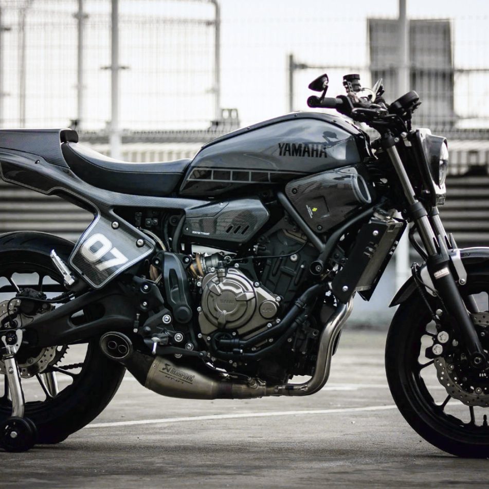 The 700gt Rua Machines Yamaha Xsr700 Scrambler Return Of The Cafe Racers