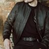 Pando Moto Falcon Aviator leather motorcycle jacket