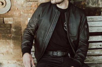 Pando Moto Falcon Aviator leather motorcycle jacket