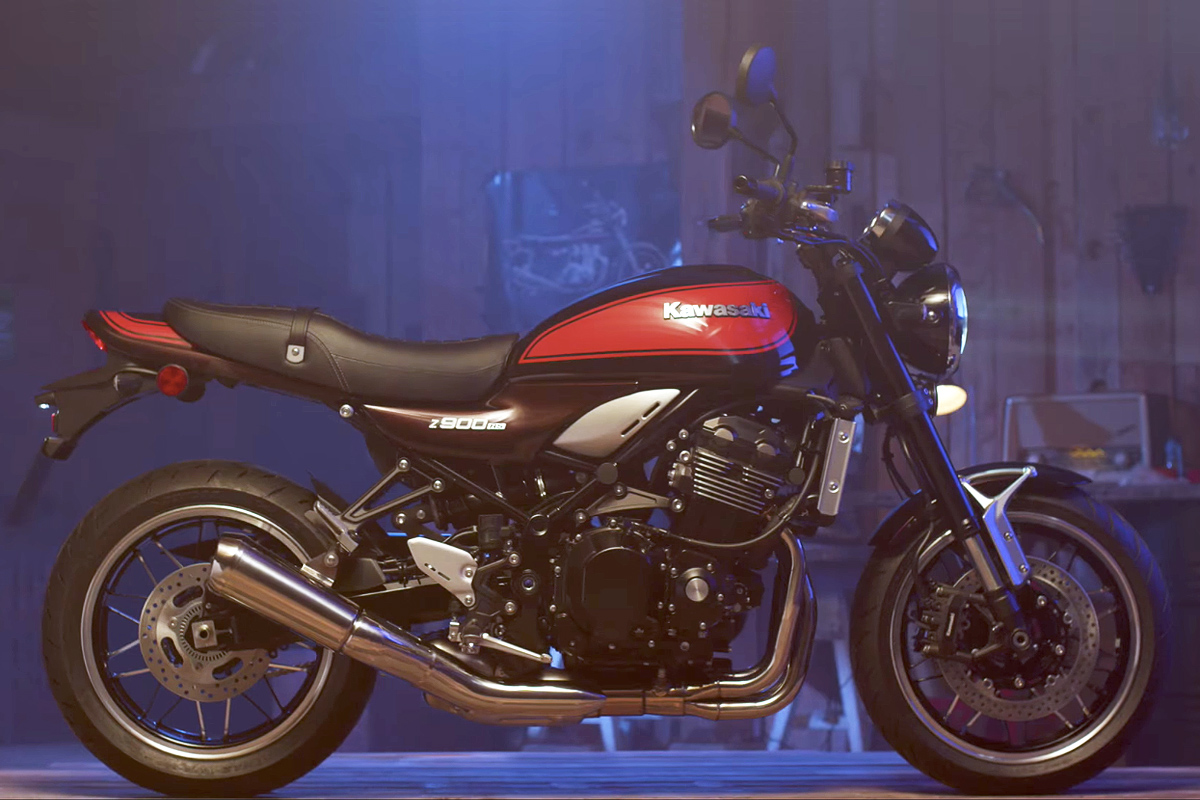 ...all-new, retro-styled Z900RS. 